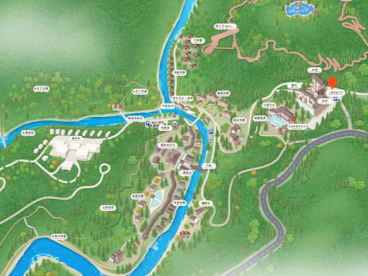 江干结合景区手绘地图智慧导览和720全景技术，可以让景区更加“动”起来，为游客提供更加身临其境的导览体验。